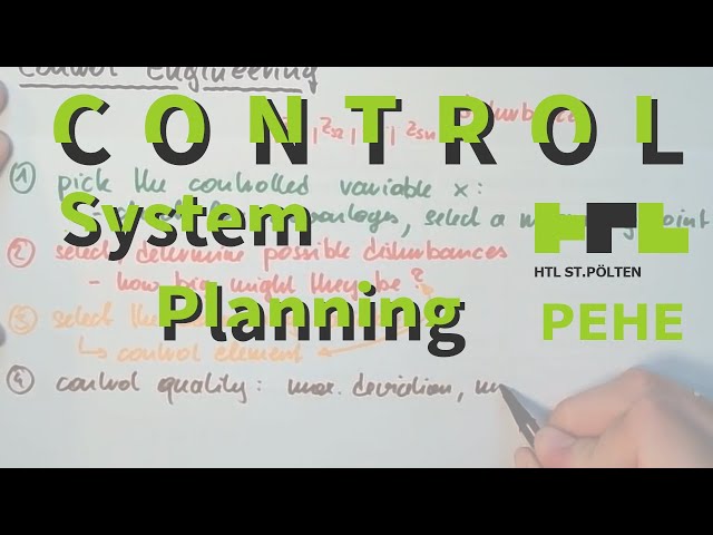 Control 26: Control System Planning (Old)