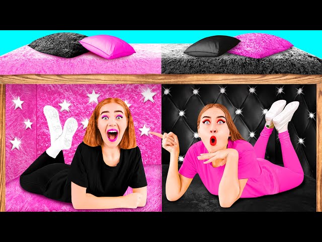Habitaciones Secretas Bajo la Cama | Rico vs Pobre Desafío por PaRaRa Challenge
