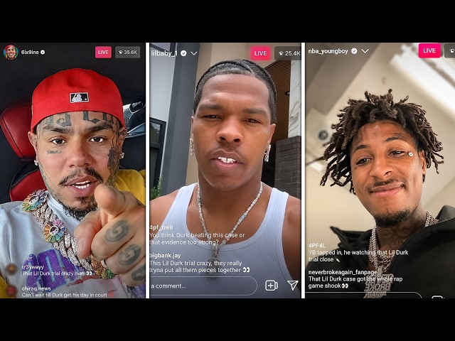 RAPPERS REACT TO Lil Durk Trial Evidence From OTF Jam Snitching