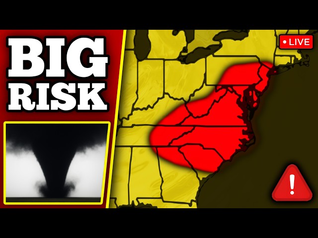 🔴 BREAKING MULTIPLE TORNADO WARNINGS RIGHT NOW - Tornadoes Possible With LIVE Storm Chasers...