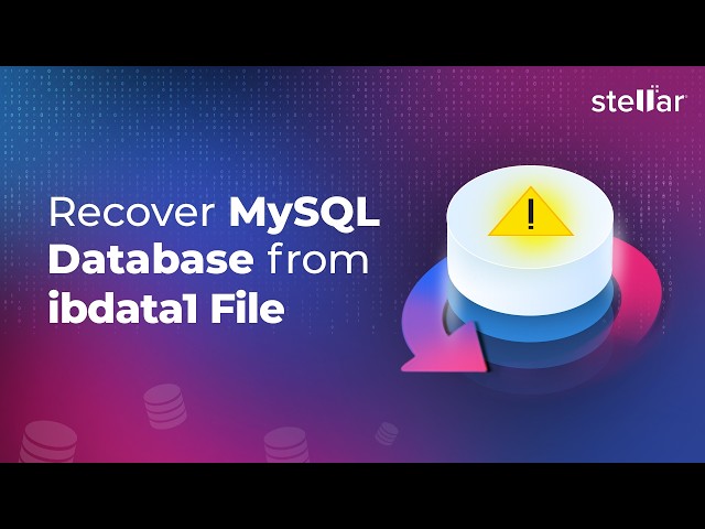 How to Recover MySQL Database from ibdata1 File Without Backup