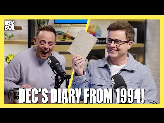 Dec finds his hilarious diary from 1994 | First Look! Hanging Out with Ant and Dec