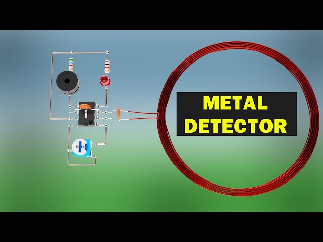CS209A IC Based Metal Detector Circuit | Simple Electronics Mini Project