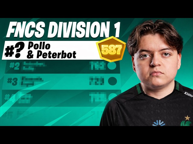 Pollo DOMINATES FNCS Division 1 w/PeterBot🏆 (Full Tournament)