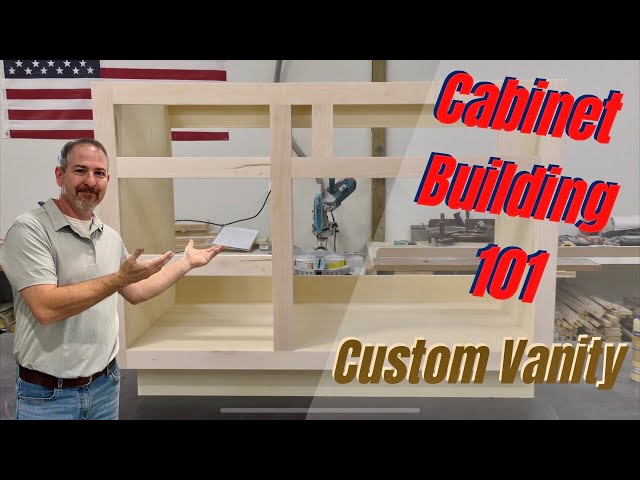 How to Build & Install a Custom Bathroom Vanity Cabinet.