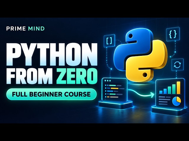 Python Full Course for Beginners | Learn Visually & Build Real Programs