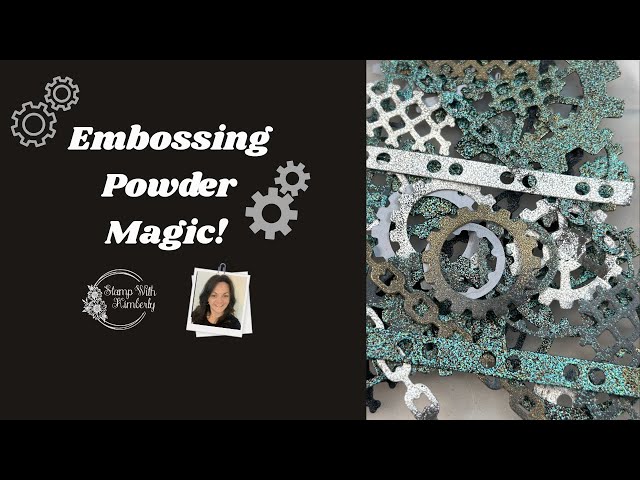 Embossing Powder Magic! Gears & Textures by Stampin' Up!