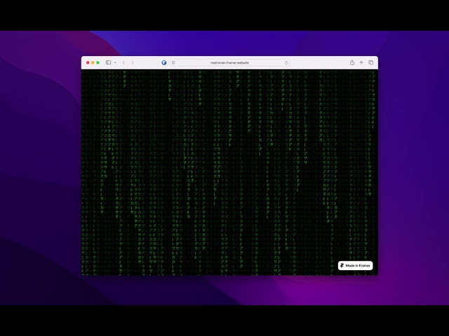 Matrix Digital Rain