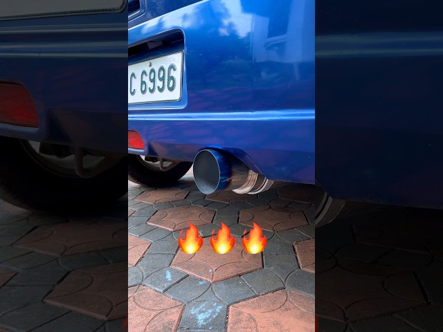 HKS Muffler 🔥🔥🔥 | The LOUDEST Swift 🏎 #automobile #muffler