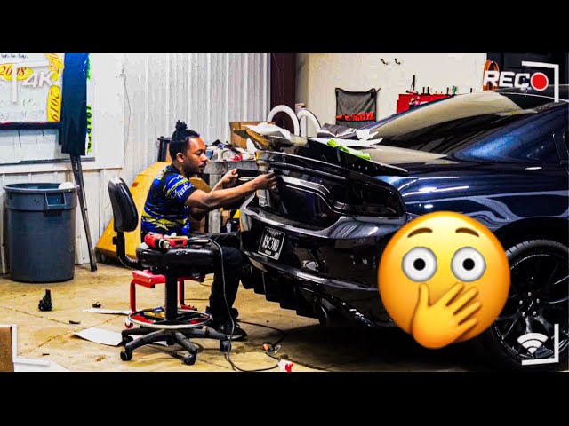 I BLACKED OUT MY TAILLIGHTS ON MY CHARGER! .......