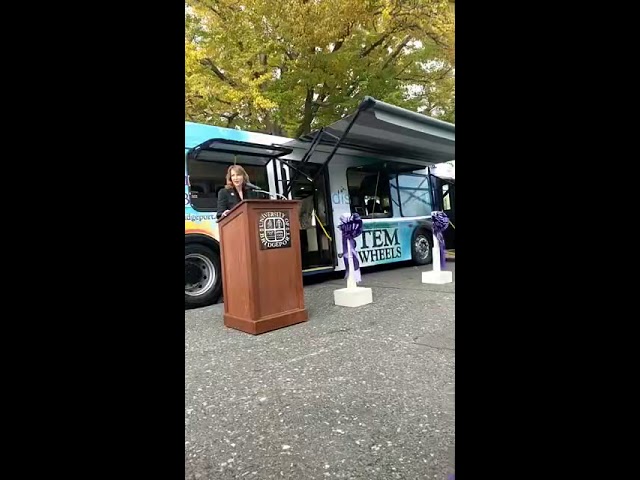 The University of Bridgeport STEM Bus Launching Ceremony