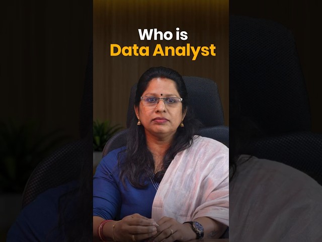 What is Data Analyst Job? Explained in 1 Minute #shorts #dataanalyst #dataanalystcareer