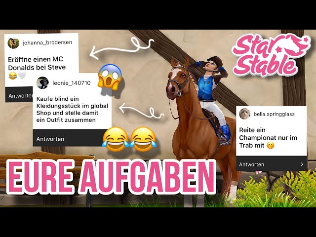 ICH erledige EURE AUFGABEN😱🩷 // Star Stable Online