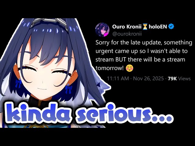 Kronii Talks About What Happened to Her Yesterday