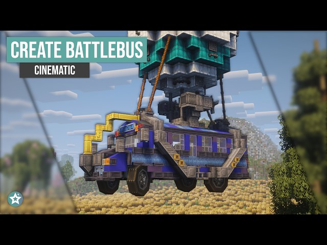 I Built Fortnite's Battle Bus in Minecraft – It Actually Flies!
