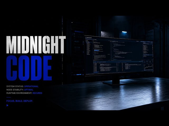 Coding Ambient — Blackline Midnight