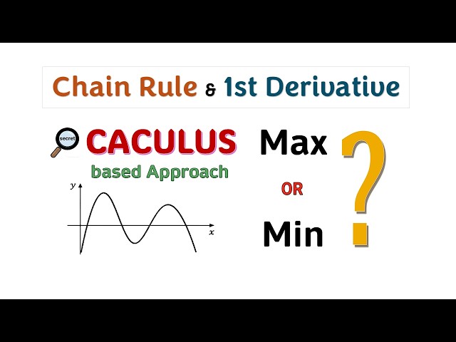 Calculus Exams tips - maxima Using the  the Product Rule and  First Derivative Test