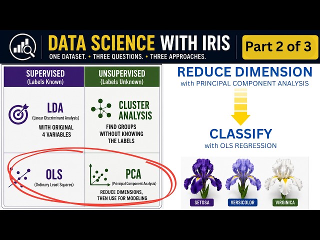 Data Science for Beginners: PRINCIPAL COMPONENT ANALYSIS + OLS