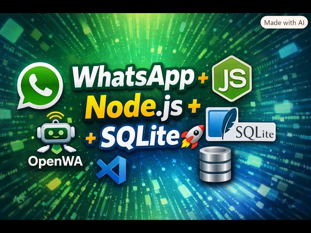 Class 17 | WhatsApp Messaging with OpenWA, Node.js, and SQLite | Prof. Ramiro Estigarribia