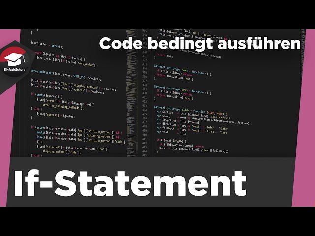 If statement simply explained - If-Else-Switch - Java Tutorial - If statement explained using an ...