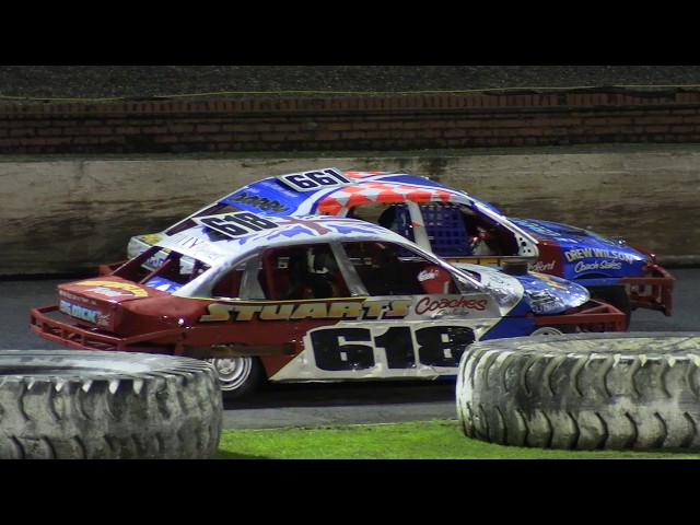 National saloon stockcar races at Cowdenbeath racewall 14/03/2026