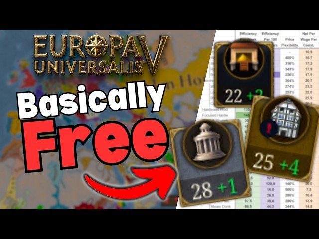 Analysis of How WEALTH Effectively ELIMINATES Building Maintenance Costs (Advanced EU5 Tutorial)