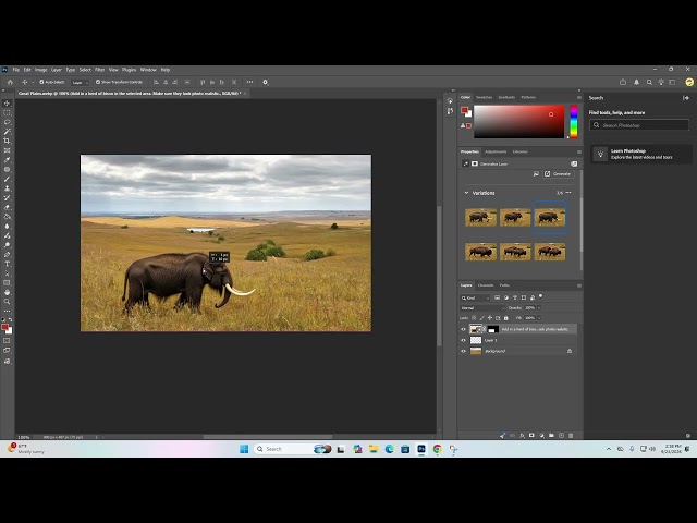 Photoshop: Generative AI Tutorial