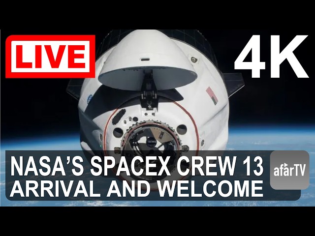 LIVE: NASA SpaceX Crew-13 Arriving at the International Space Station | Oct. 1, 2026