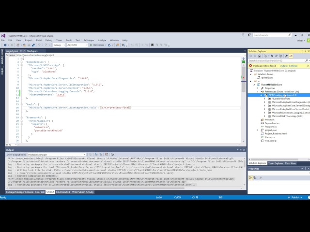 ASP.NET Core MVC with Fluent NHibernate