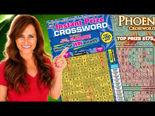 Battle Of The $20 Crossword!! California Lottery Scratch Off Tickets