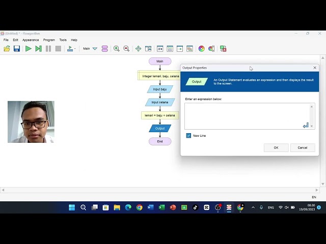 TUGAS ALPRO 1 - Tutorial Flowchart Sederhana Menggunakan Flowgorithm