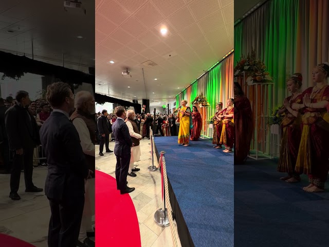 Swedish artist greets PM Modi with Mahatma Gandhi’s favourite bhajan
