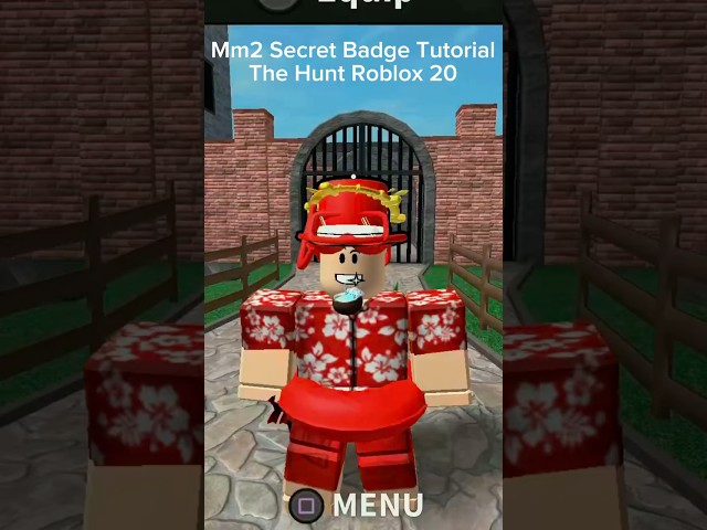 Mm2 Secret Badge Tutorial | The Hunt Roblox 20 #mm2 #mm2roblox #tutorial