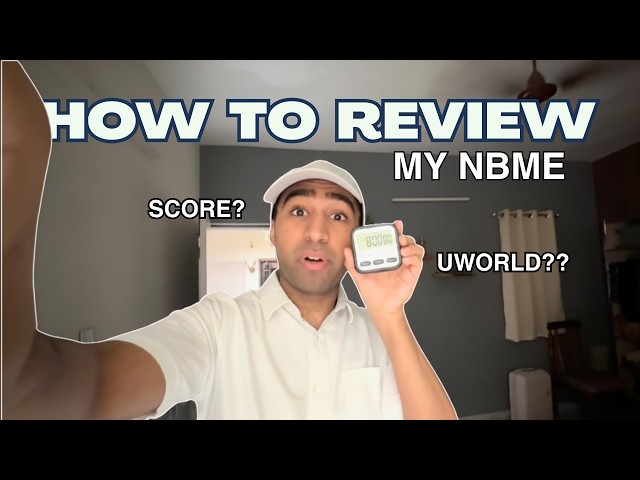 My 2nd NBME Score (and exactly how I review it) | USMLE Step 1🙇🏻‍♂️👀
