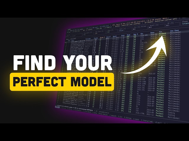 This Tool Finds the Perfect AI Model for Your Hardware (llmfit)