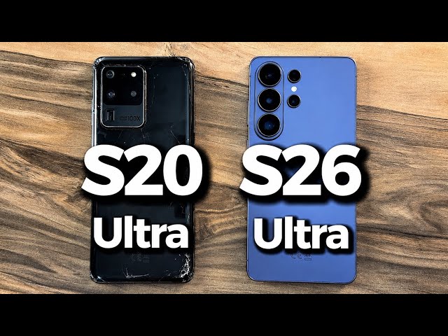 Samsung Galaxy S20 Ultra 5G vs Samsung Galaxy S26 Ultra 