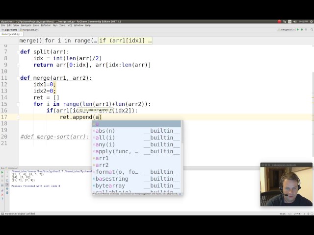 Merge Sort Algorithm in Python