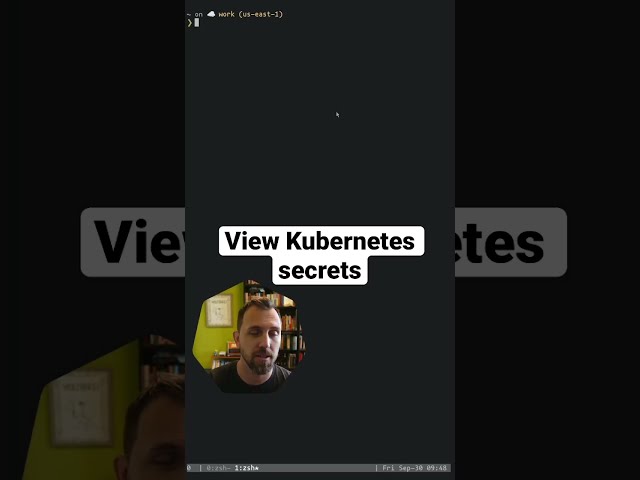 How to view a Kubernetes secret