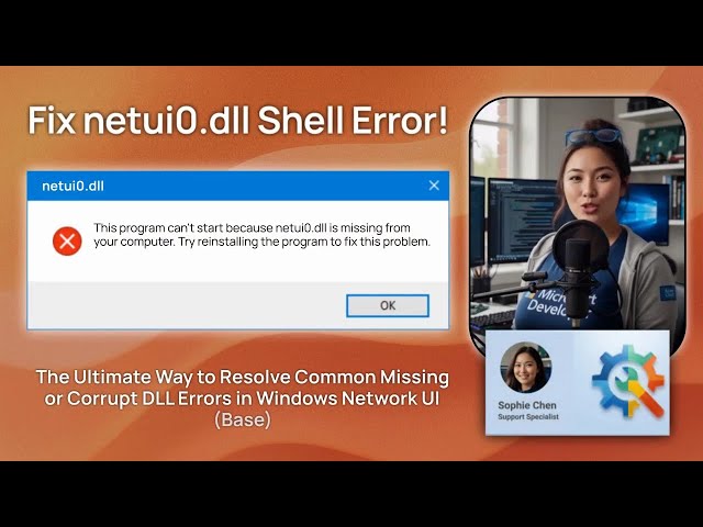 Fix netui0.dll Shell Error!