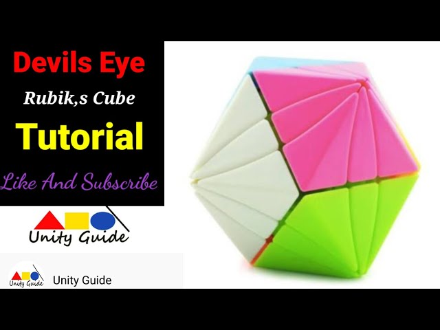 Devils Eye Rubik Cube Tutorial ( Evil Eye ) Rubik Cube Solution