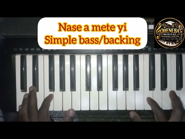 How To Play Nase A Mete Yi with Simple Bass Line And Backing