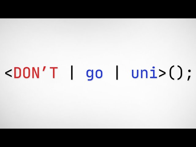 What I Wish I Knew Before My Game Development Degree...