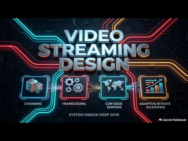 System Design: Design a Scalable Video Streaming Platform (e.g., YouTube) | HLS, Transcoding & CDN