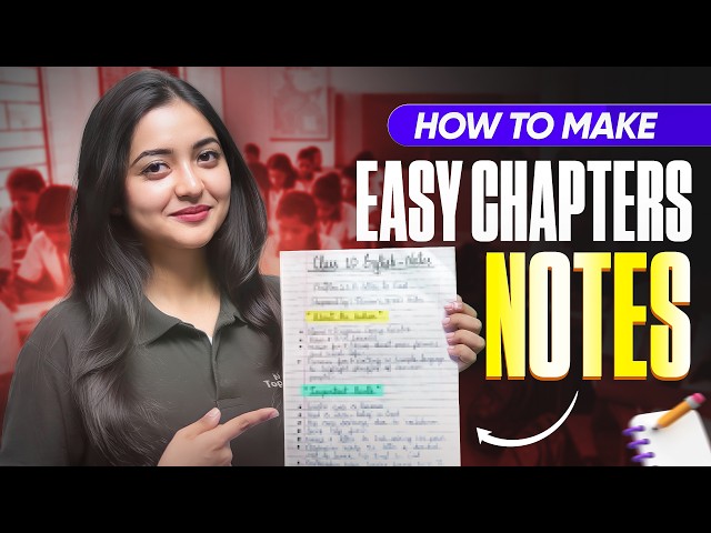 How to Make Chapter Notes in English (Step-by-Step Guide)