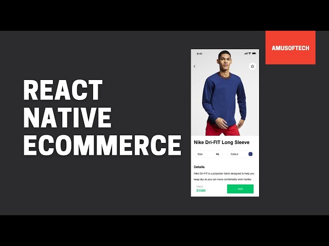 React Native Ecommerce | Amusoftech | UI & Backend | EP-2
