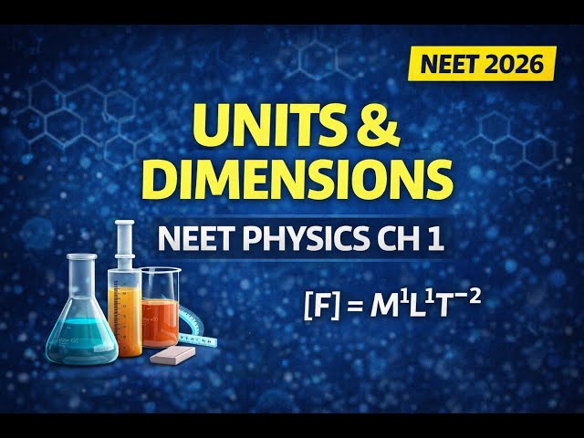 “Units and Dimensions | Complete NEET Physics Chapter Revision”