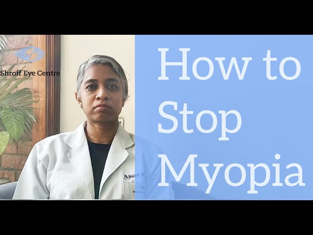 Myopia | Stop Eye Power from Increasing | Dr. Varshini Shanker