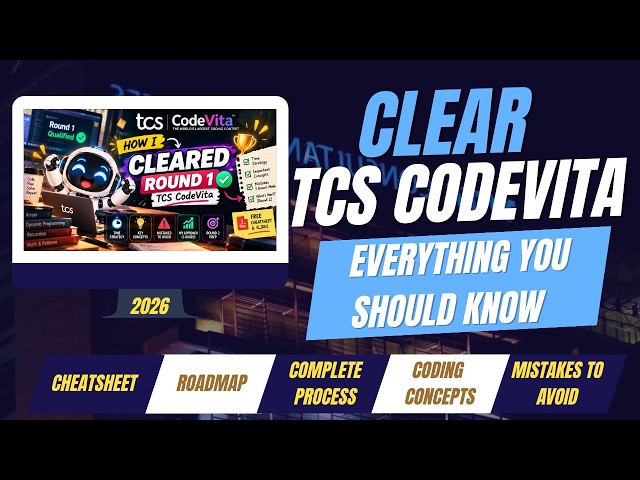 How To Clear TCS CodeVita Round 1 | Complete Guide And Cheatsheet | My Honest Strategy To Crack☝🏼