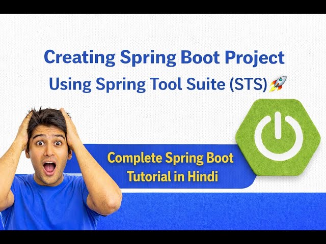 Create Spring Boot Project Using Spring Tool Suite (STS) 🚀 | Step-by-Step Guide #springboot #java