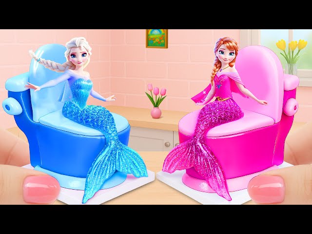 Enjoyable Making Miniature Mermaid Princess Cake 💗 Creative Jelly Cake Idea by Tiny Joy Bakes ✨